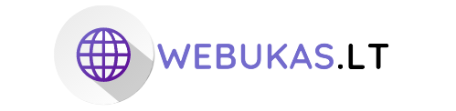 Webukas.lt internetinių svetainių, parduotuvių kūrimas - logo